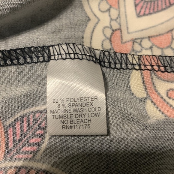 Maria Gabrielle Paisley Print Stretch Jersey Tunic NWT - Picture 6 of 9